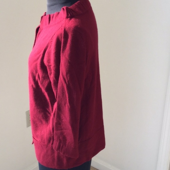 VINCE Cashmere Red Size S Cardigan - Picture 5 of 6